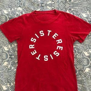 'Sister Resister' Red Tee